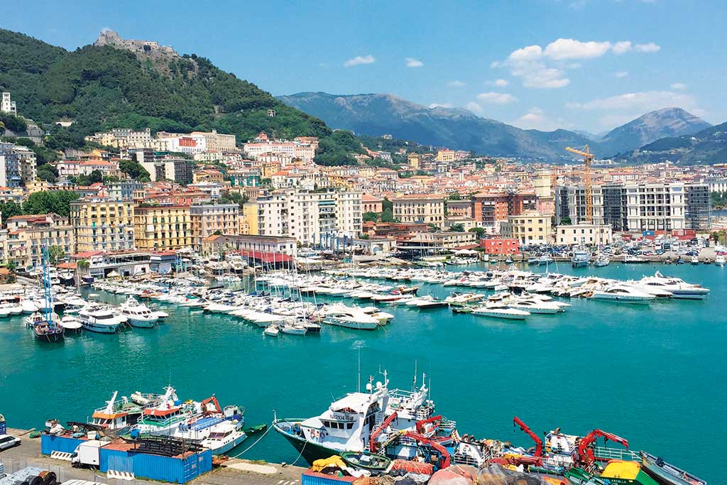 Salerno. View from the Queen Victoria