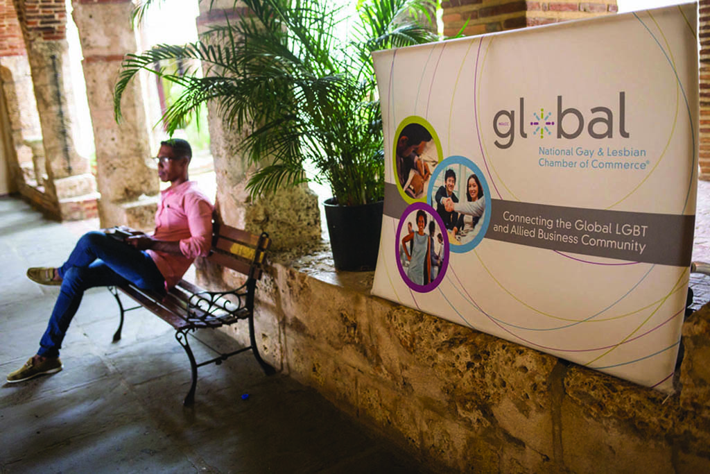 "Global" the National Gay & Lesbian Chambers of Commerce (Photo by Fran Afonso)