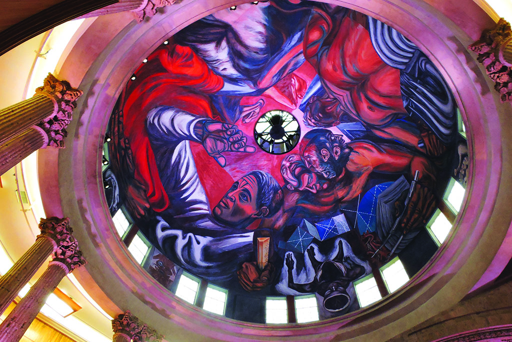 โEl Hombre Creador y Rebeldeโ by Josรฉ Clemente Orozco, Photo: Paul West