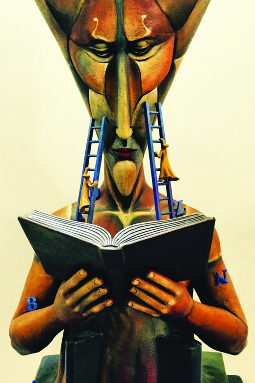 Sculpture by Sergio Bustamante, Photo: Paul West