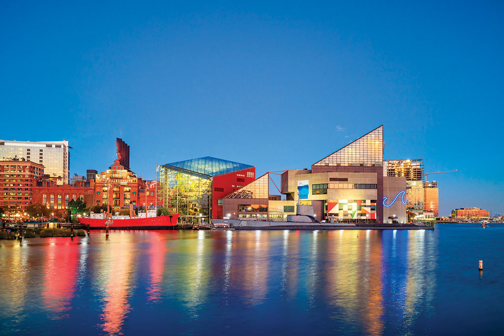 Inner Harbor Downtown Baltimore