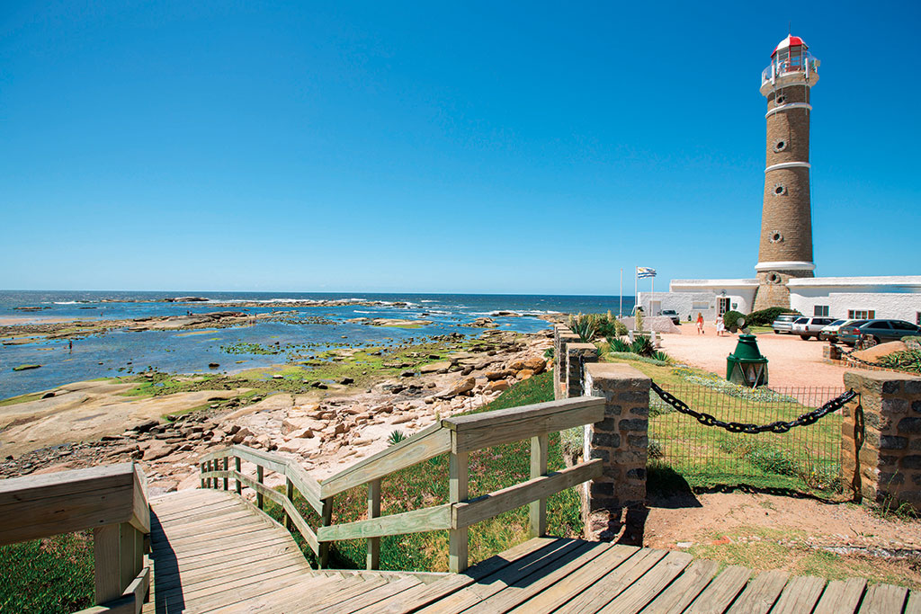 Lighthouse in Josรฉ Ignacio, Uruguay