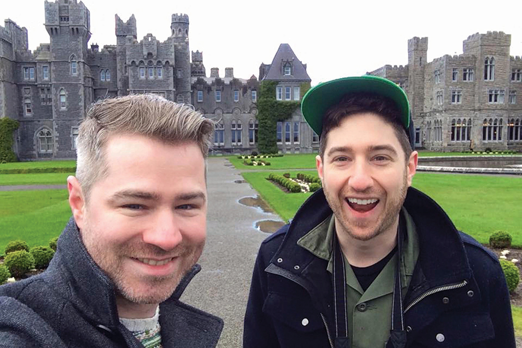 Tom and Joseph at Ashford Castle