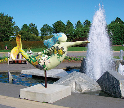 Mermaid and Fountain