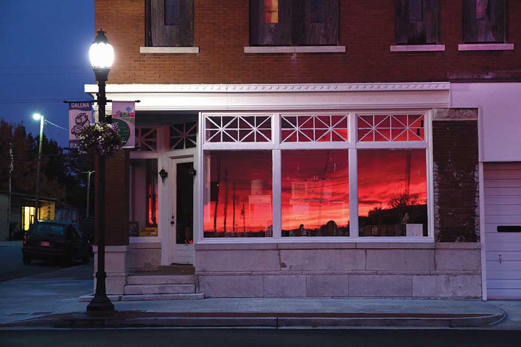 A prairie sunset in Galena, Kansas