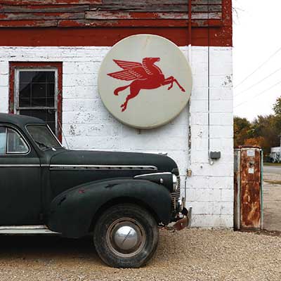 An old service station in the Southwest