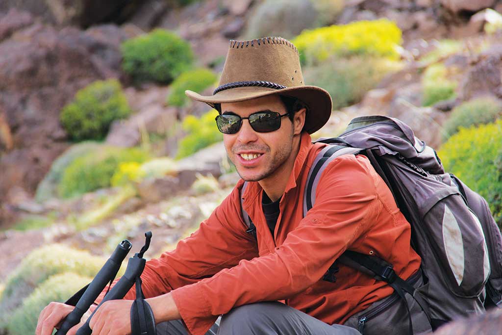 Our surefooted guide up and down the mountain
