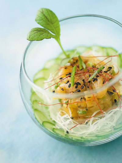 Blue Water Cafe Sesame Marinated Jellyfish. Credit: John Sherlock