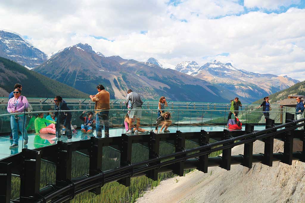 Glacier Skywalk in Jasper National Park by Leonard Zhukovsky