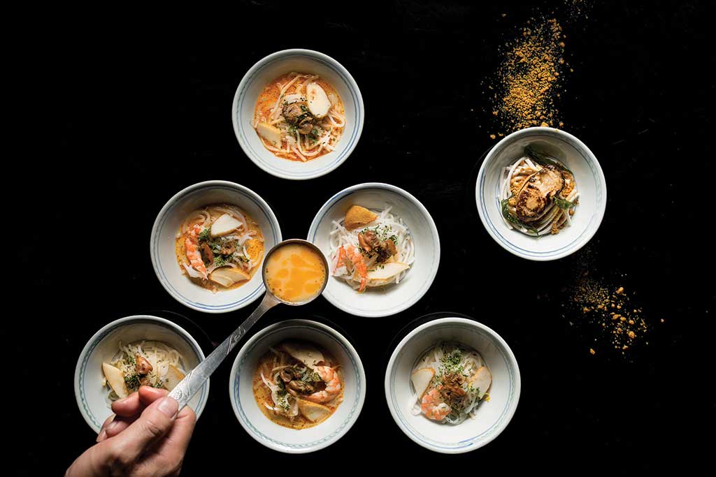 Labyrinth, Laksa-oyster. Credit John Heng