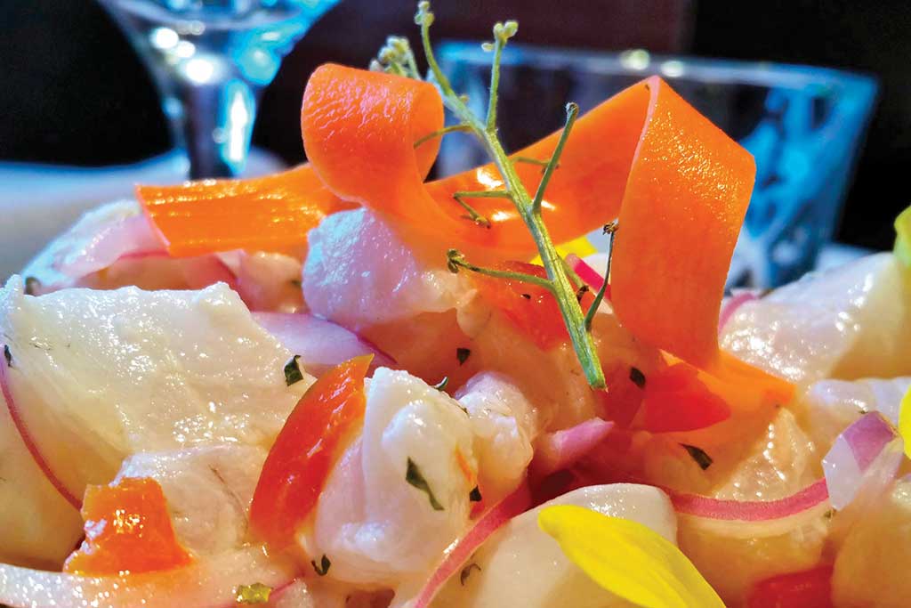 La Lonja Raw Bar ceviche