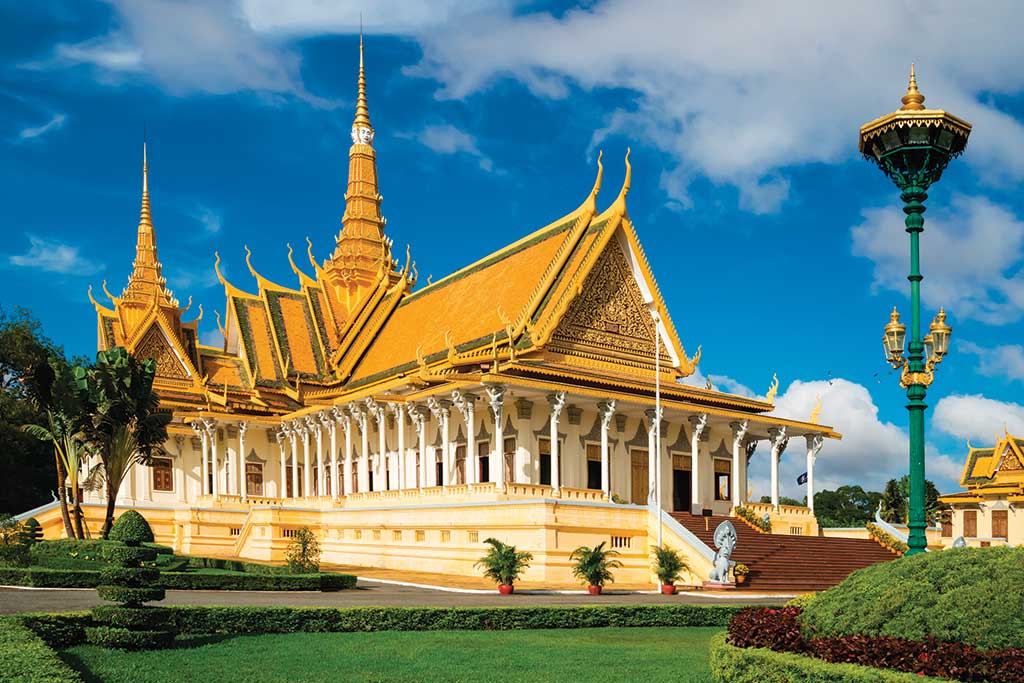 The Royal Palace in Phnom Penh