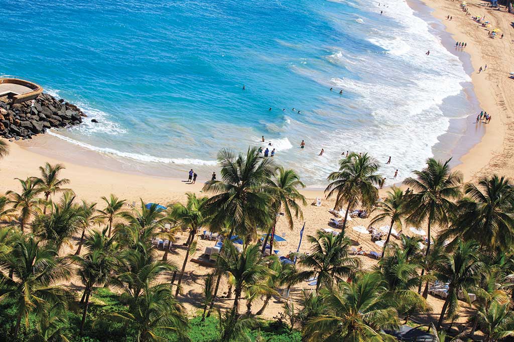 Beach in Front of Condado Vanderbilt San Juan