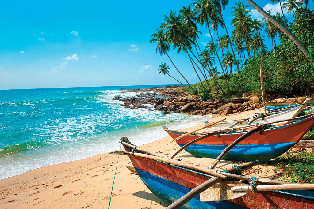 Tropical Beach in Sri Lanka