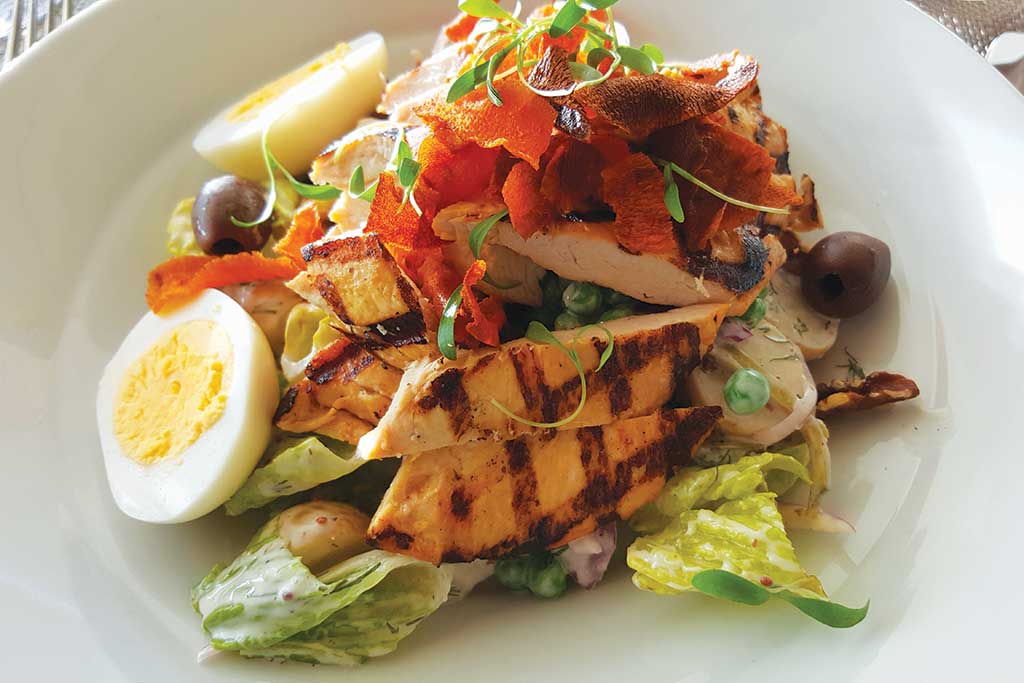 Chicken Salad with Saffron-marinated Chicken at Diwan