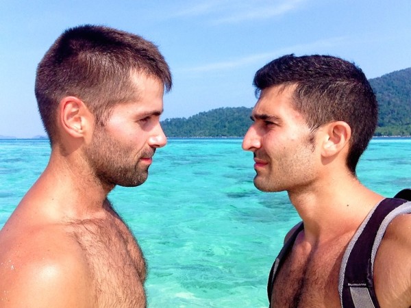 Will the Sri Lankan police turn a blind eye if they caught this stolen kiss on Mirissa beach?