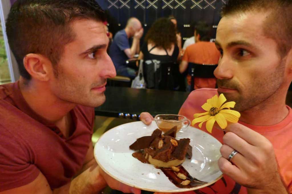 That one time you naively decide to “share” the Princesa fondue dessert at Sarita Colonia, leading to WW3