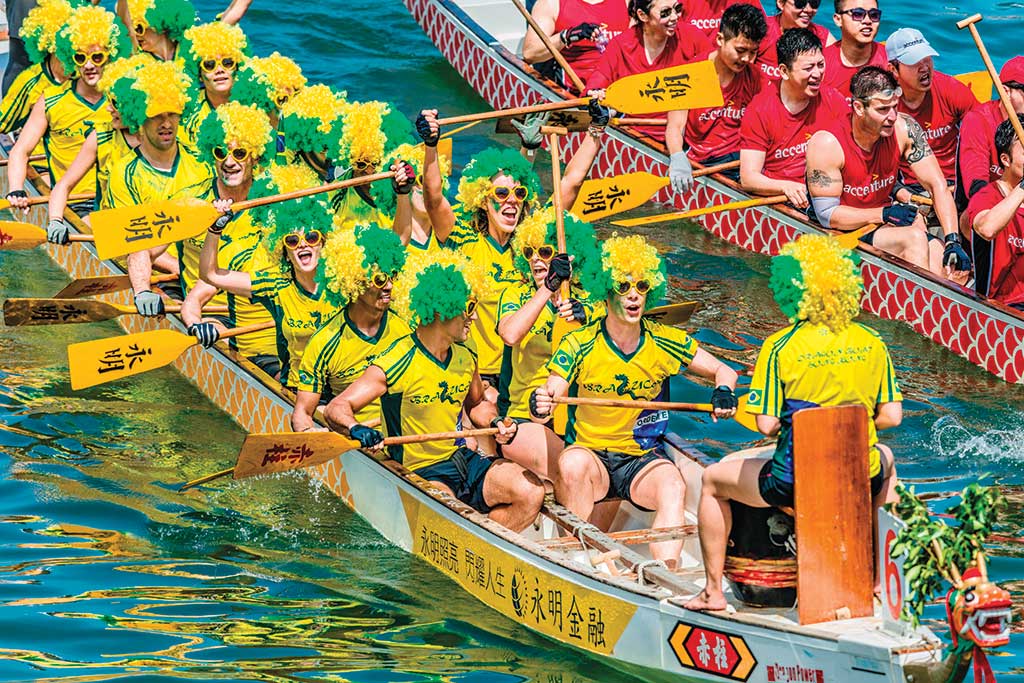 Dragon Boat Race in Hong Kong