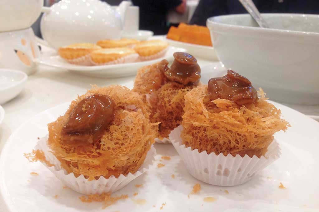 Abalone and Taro Dumplings at Chef Tonyโs