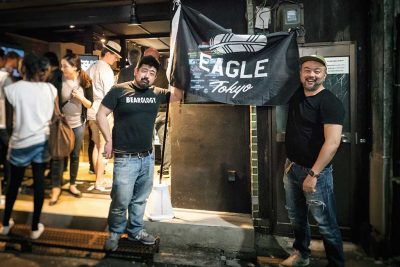 (L to R) Nao and Yuta (Owner of Eagle Tokyo)