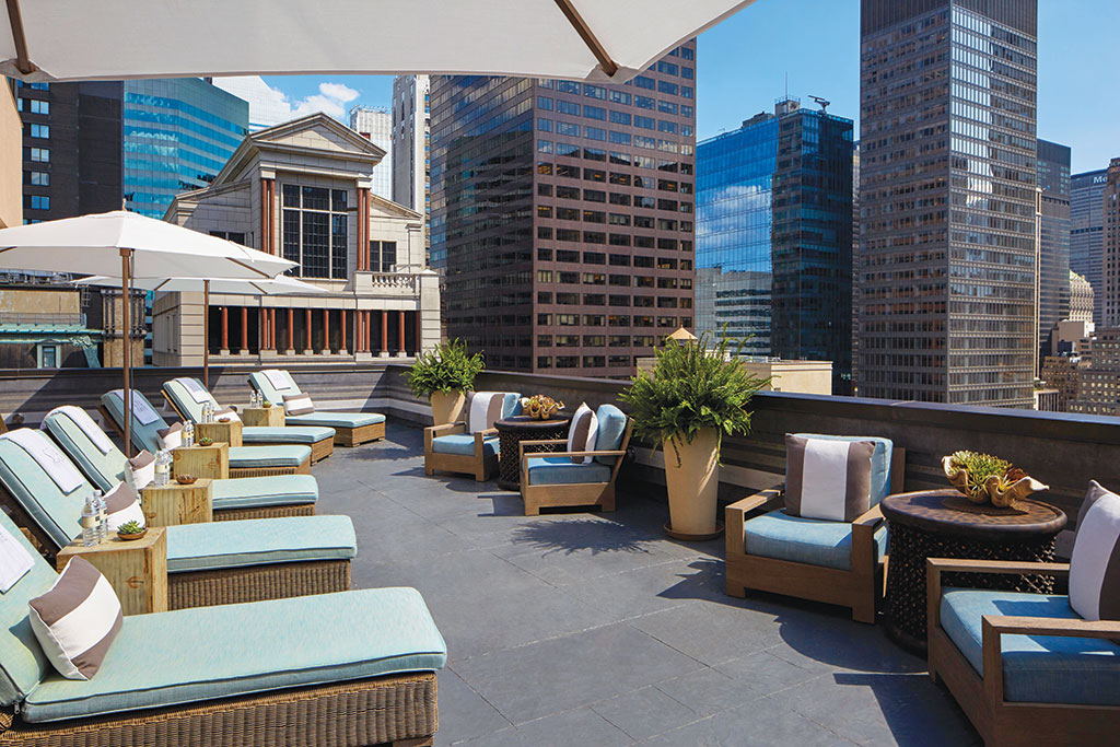 Sun Terrace at the Peninsula New York