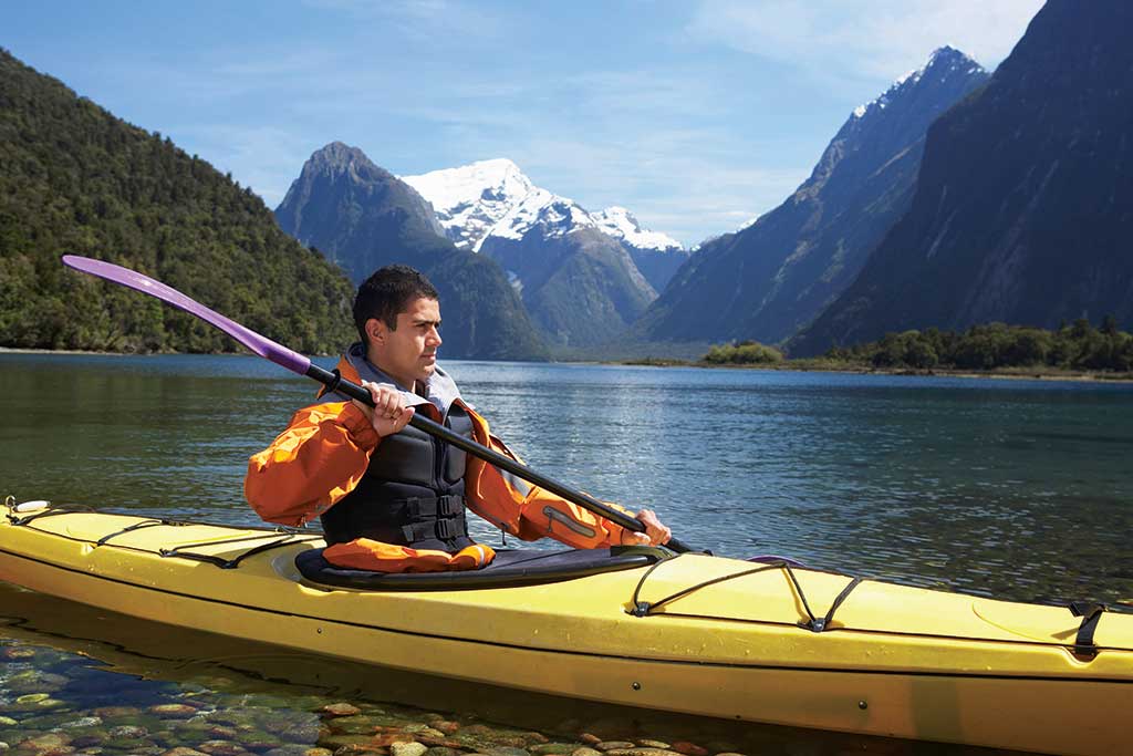 Kayaking in New Zealand