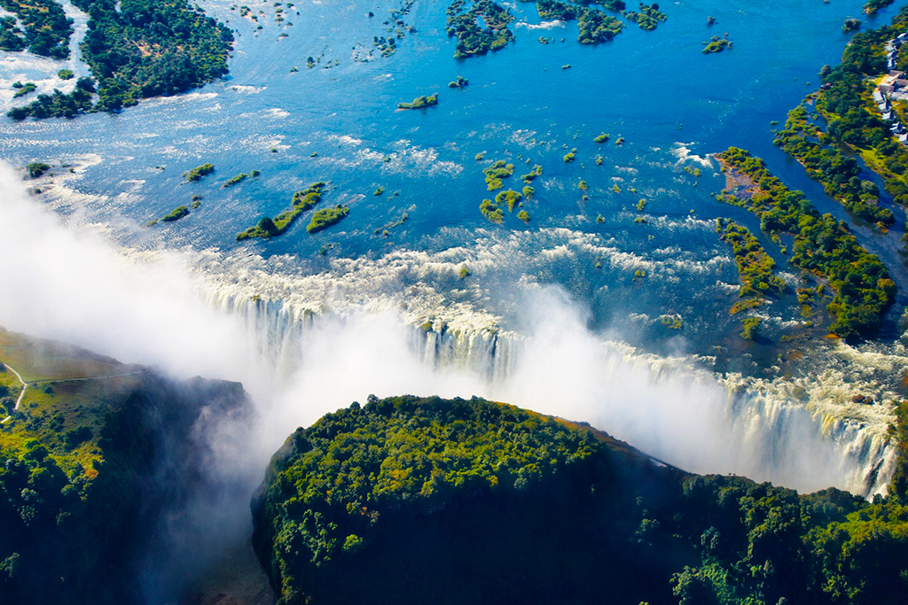 Helicopter excursion over Victoria Falls โ South Africa