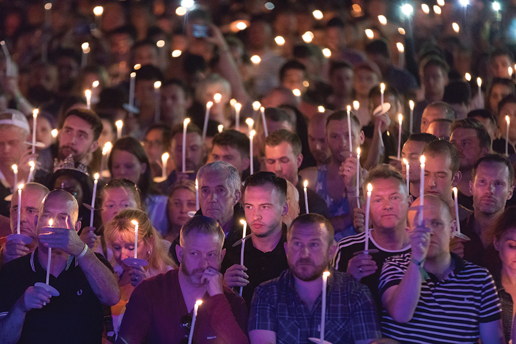 Manchester Pride Candlelight Vigil