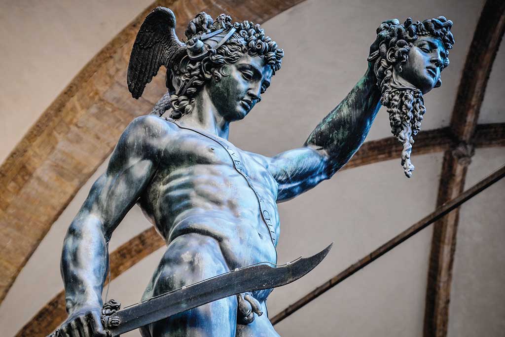 Cellini's โPerseus with the Head of Medusaโ in the Piazza Della Signoria