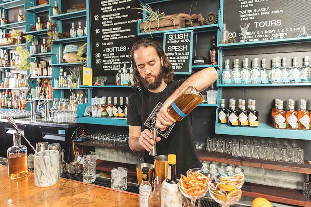 Cotton & Reed, DC’s first rum distillery, is located near Union Market, which is well known for its many possible food and drink adventures.