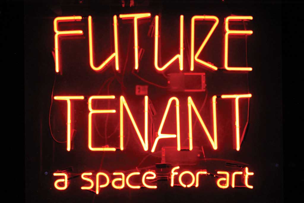 Downtown art space sign credit Jeff Heilman