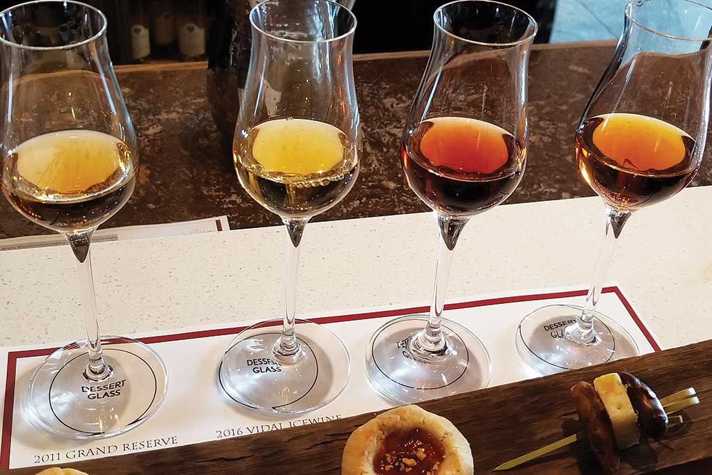 Ice Wine tasting at Reif Estate