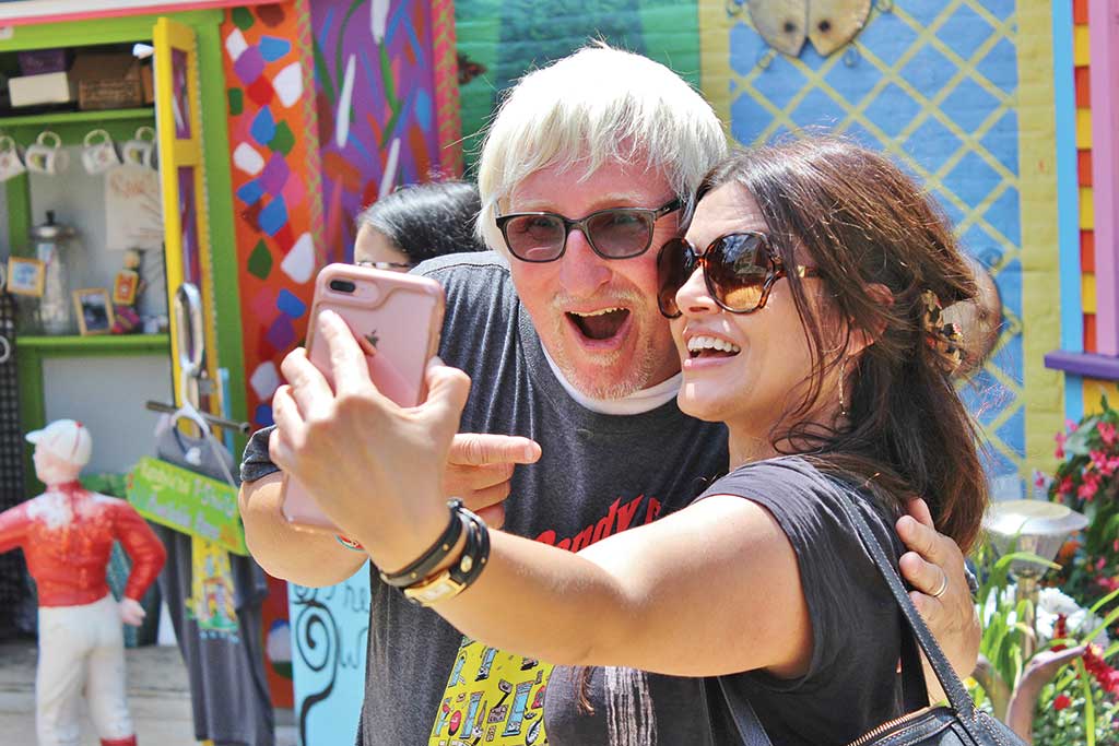 Randyland Visitor Selfie with Randy credit Jeff Heilman