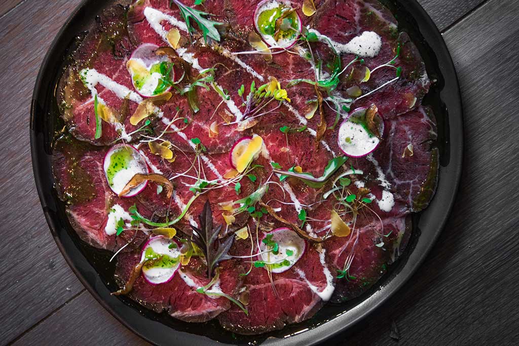 Smoked Wagyu Carpaccio at The Bear and Star