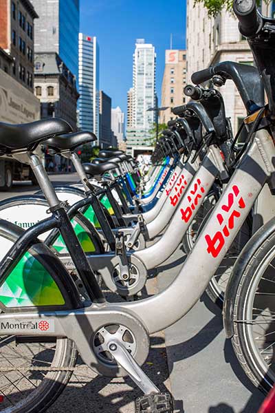 Bike Sharing (Courtesy of Tourisme Montréal, BIXI Montréal)
