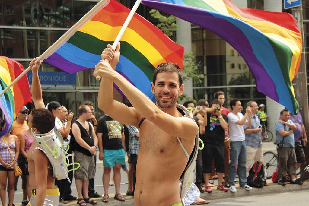 Celebrating at Montréal Pride