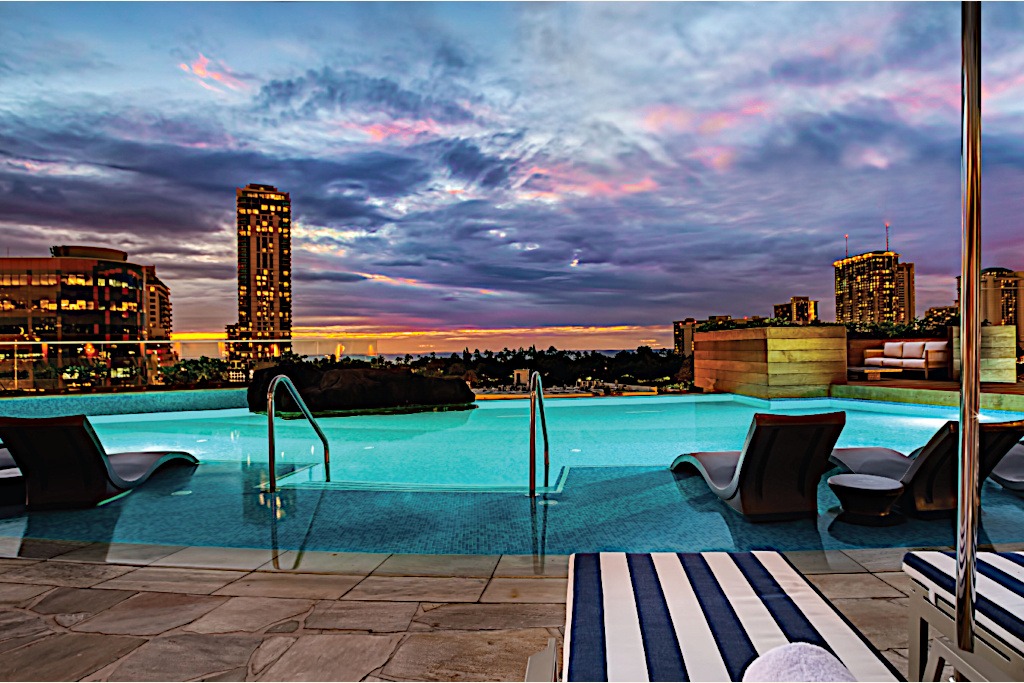 Tower Pool- Waikiki Beach, Hawaii