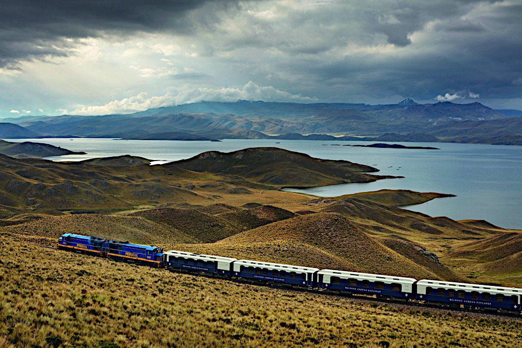 Leaving Lake Titicaca Peru