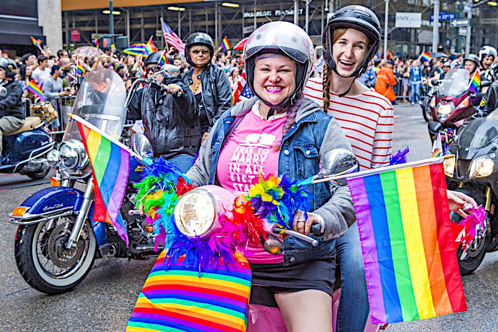 Dykes on Bikes photo By Kobby Dagan