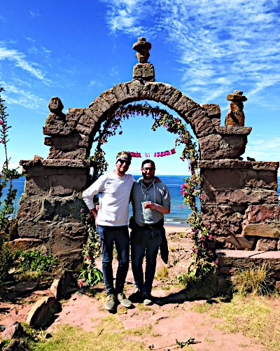 Jason and Author on Taquile