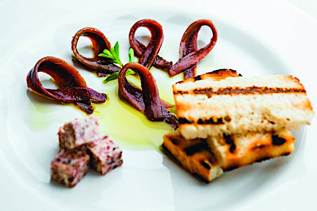 Anchovies at Osteria Dell Enotica - Florence Cuisine
