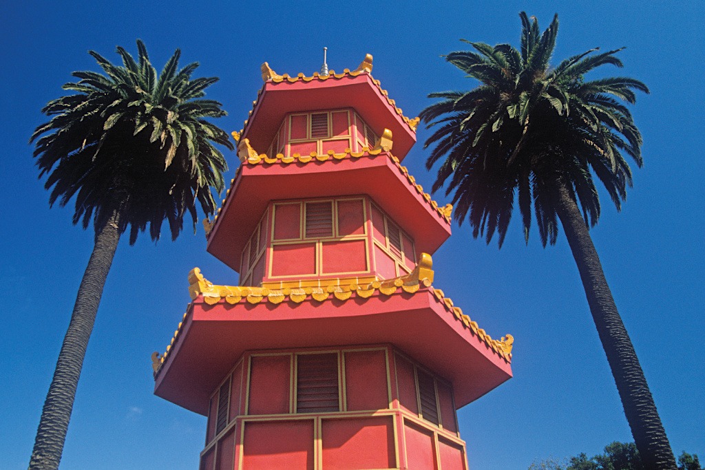 Pagoda in Oakland, CA
