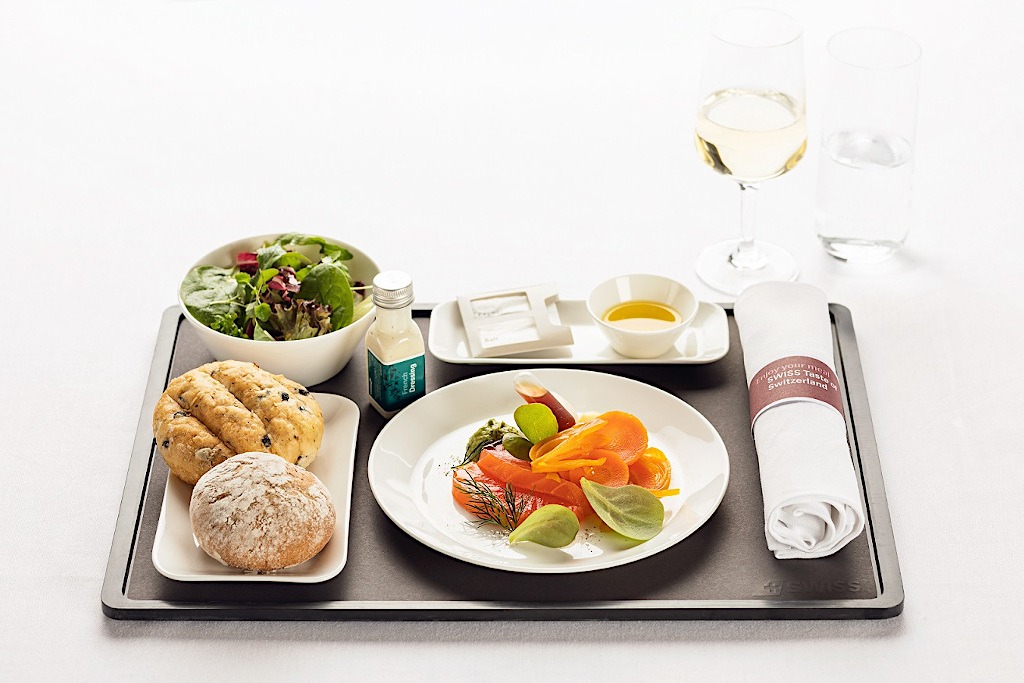 SWISS- salmon sashimi meal