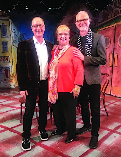 Dan Martin and Michael Biello With Lidia Bastianich 2017