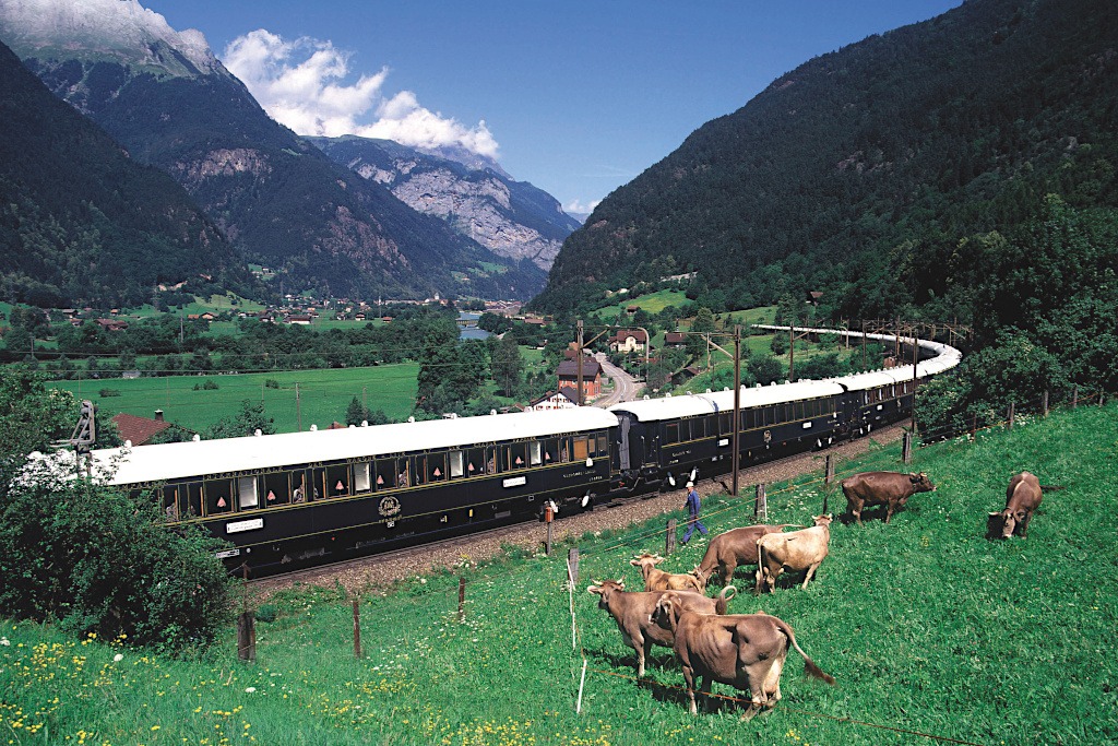 Lucerne, Switzerland from the Orient Express