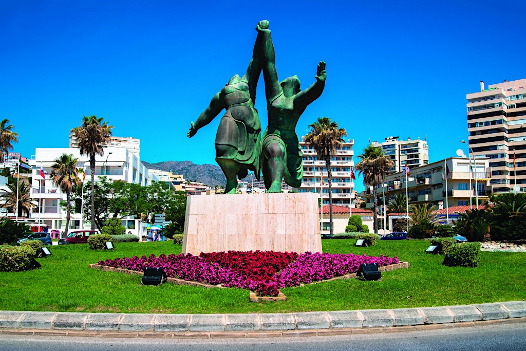 Picasso Sculpture in Torremolinos Spain
