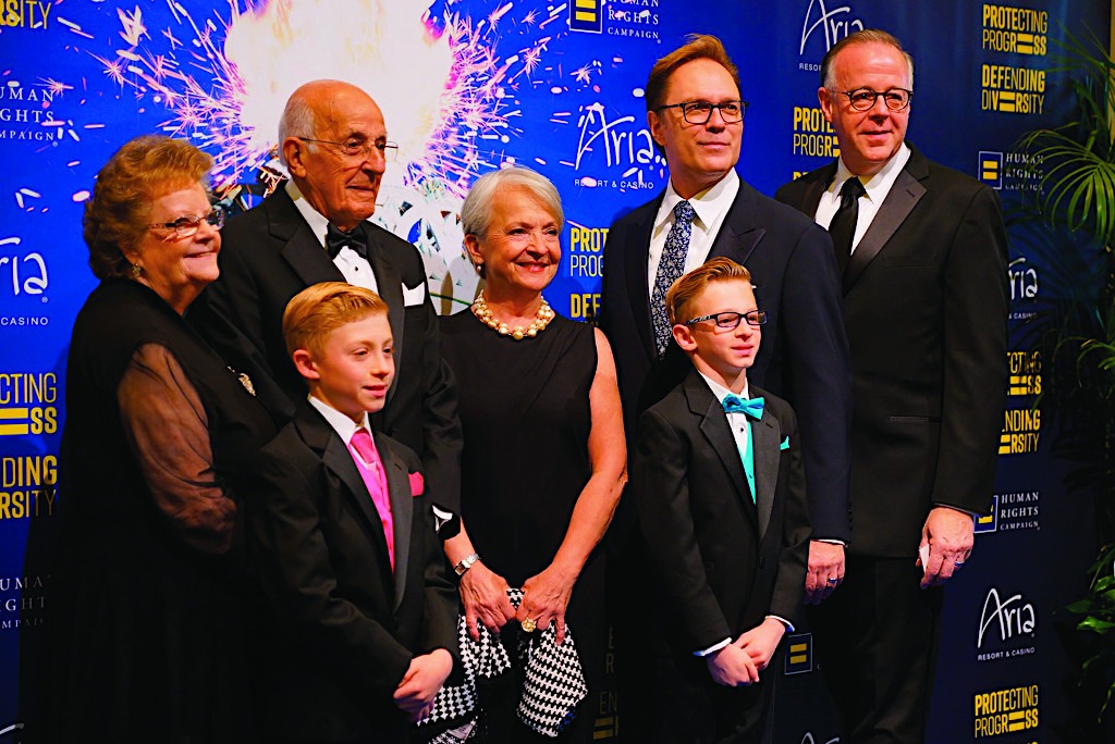 Cirque du Soleil SVP Jerry Nadal and family