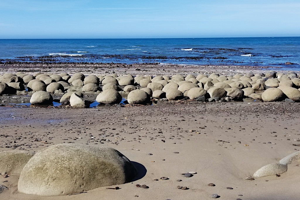 Bowling Ball Beach in Mendocino County