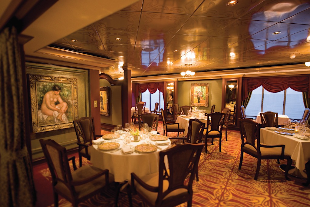 Restaurant on Transatlantic Cruise Ship
