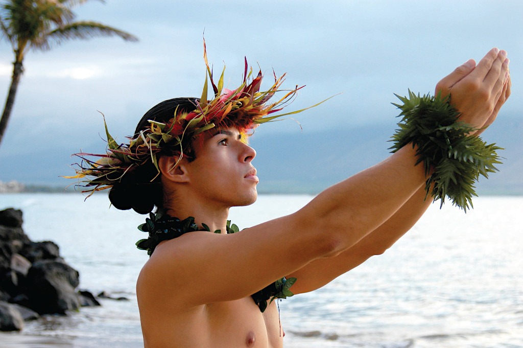 Dancer in French Polynesia